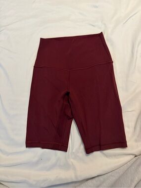 lululemon athletica Deep Wine High-Waist Bike Shorts
